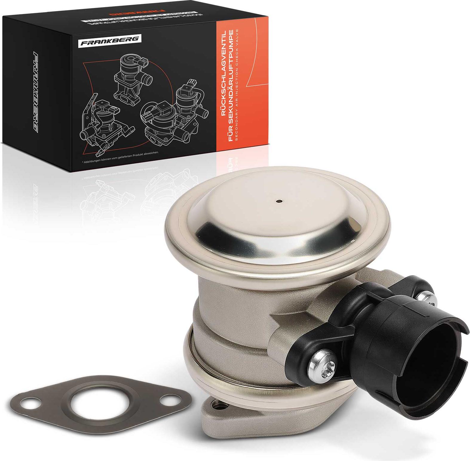 Frankberg 1x Sekundärluftpumpsystem Sekundärluftventil für Audi A3 TT Roadster VW Bora 1.8L 1996-2003