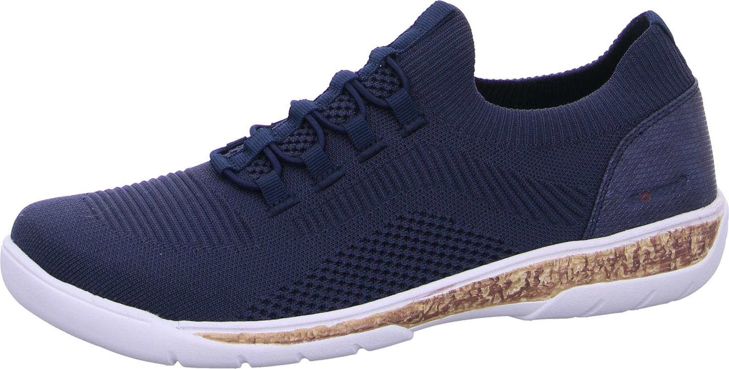 Romika Slipper Blau Gr. 42, flexible Sohle, leichter Aufbau für angenehmes Fußklima 74R0162007