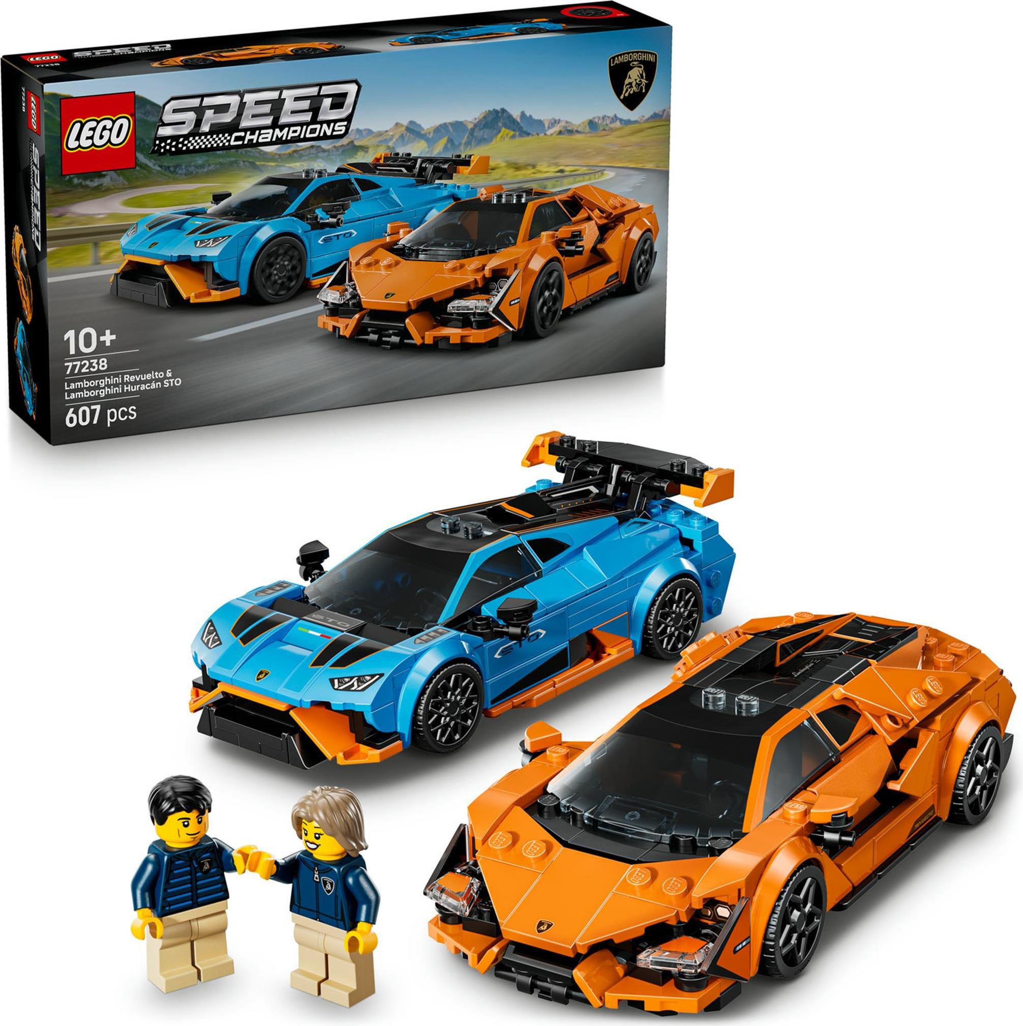 LEGO Speed Champions 77238 Lamborghini Revuelto a Huracán STO