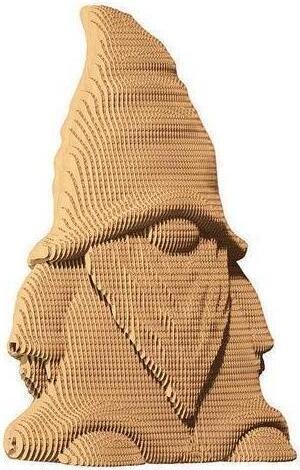 CARTONIC CARTGNO Zwerg 3D Puzzle aus Karton – Umweltfreundliches Bastelset