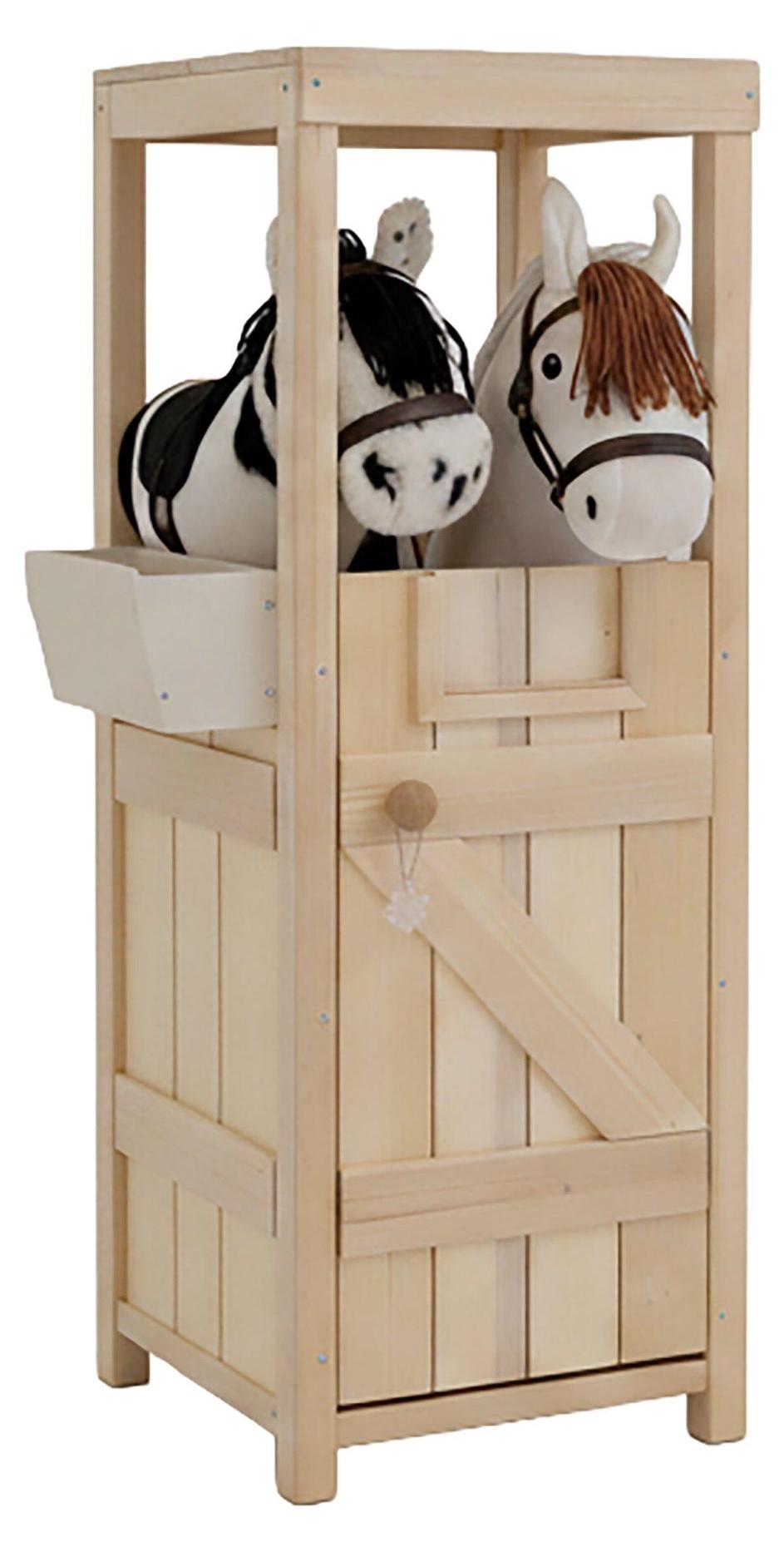 Northix Steckenpferde-Stall aus Holz für 2 Pferde