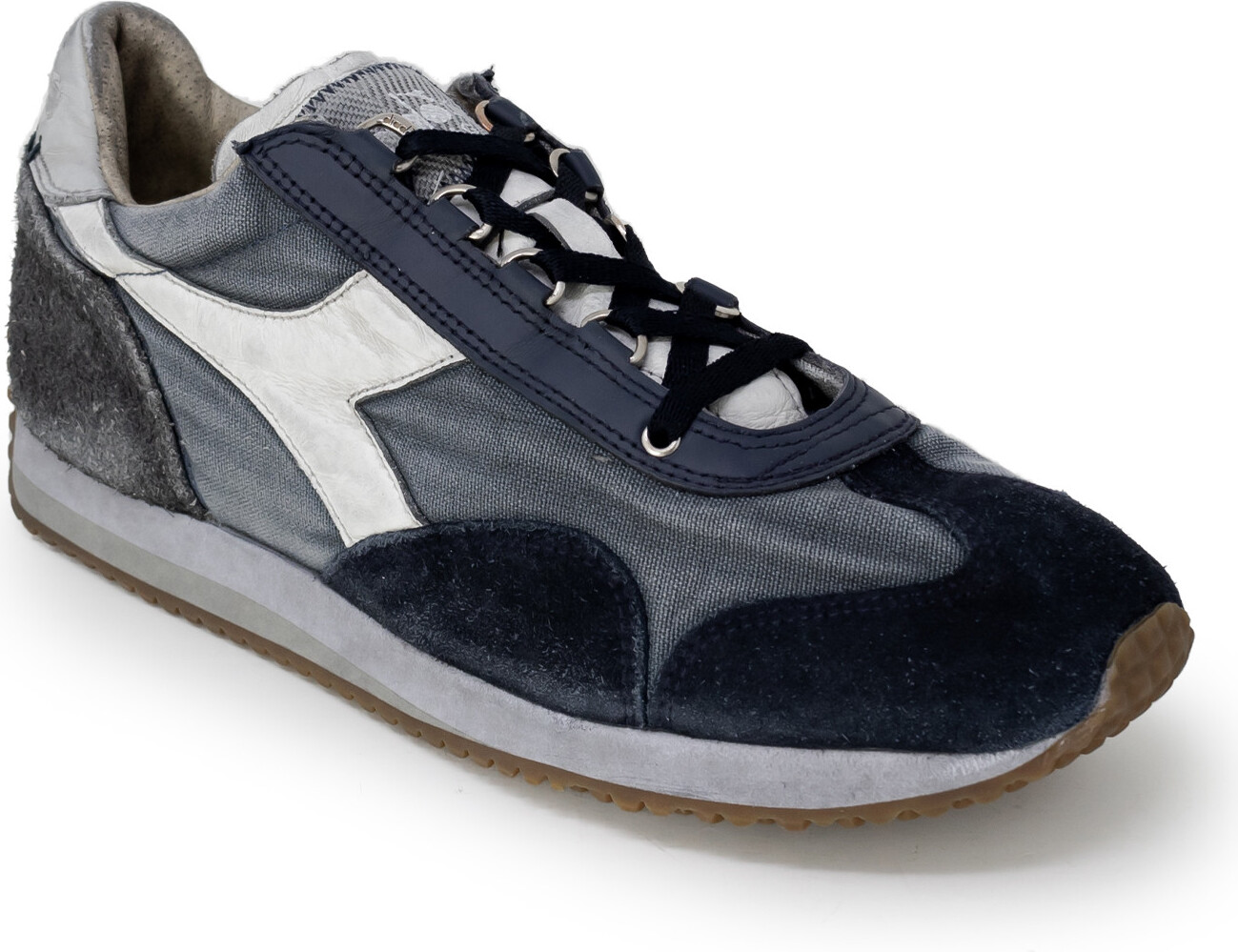 DIADORA HERITAGE Topánky pánske kožené modré GR78329 - veľkosť: 45