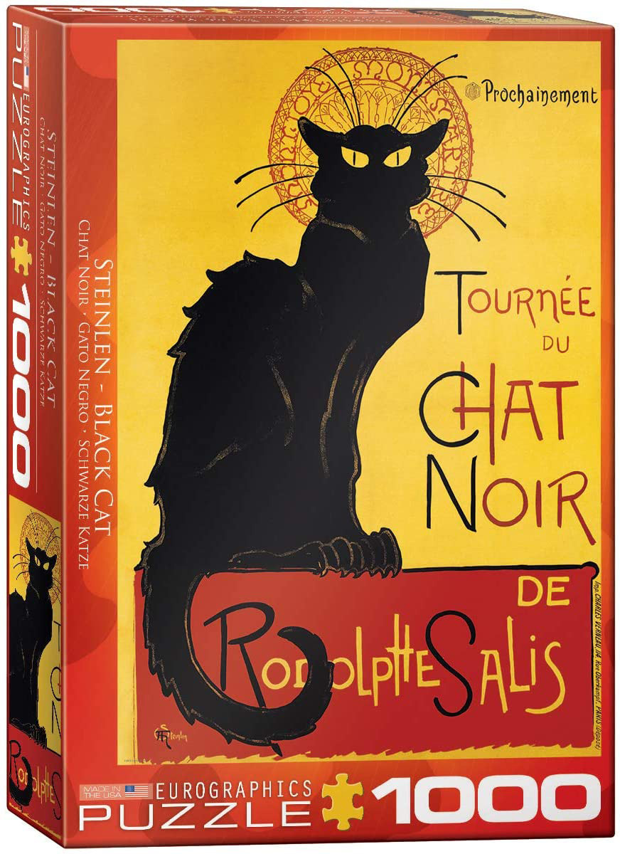 Empireposter 1000 Teile Puzzle Steinlen Chat Noir schwarzer Kater 859815