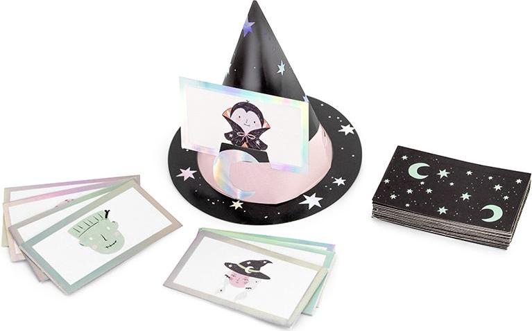 Partydeco Halloween-Spiel: Rate mal! (1 Packung / 6 Stück)