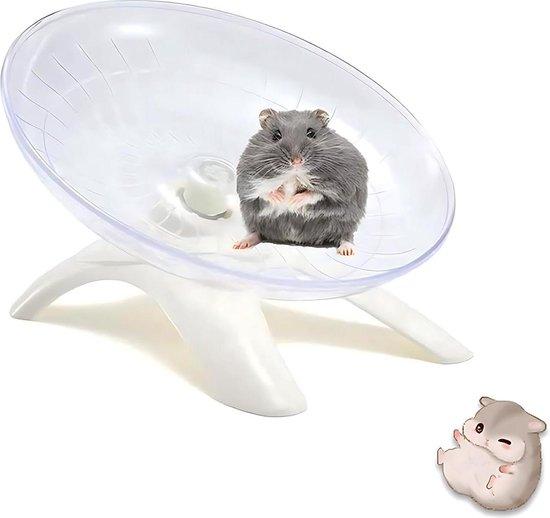 OEM Hamsterrad 18 cm - Stilles Fahrrad für Ratten, Mäuse und kleine Haustiere - Weiß 2026