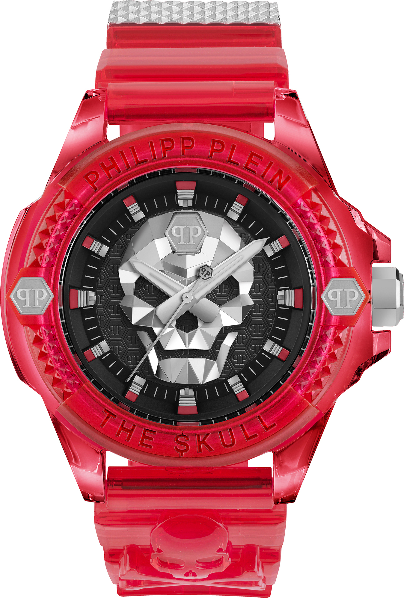 Philipp Plein Orologio Uomo Automatico $KELETON – Cassa 44 Mm, Quadrante Scheletrato, Cinturino In Silicone Nero - 2