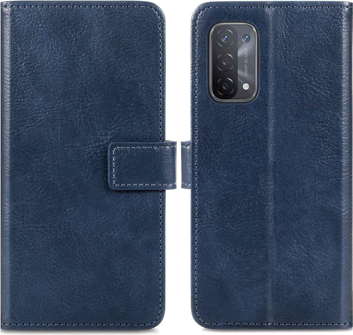 Custodia Portafoglio In Pelle Per Oppo A74 5G / A54 5G, Con Tasche E Supporto