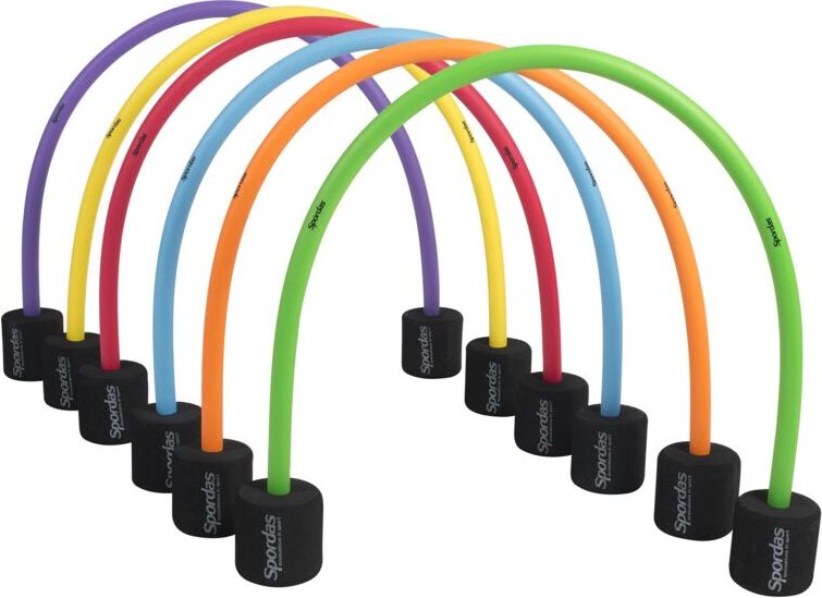 Spordas Schaumstoff-Krabbeltore Set 6 Farben - verstellbares Krabbeltor M551550