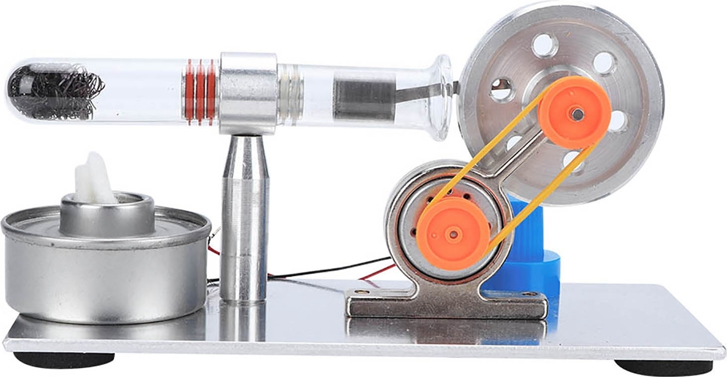 Cocosity Stirlingmotor,Stirlingmotor Modell,Experimentiermodell,Stirlingmotor Generator,Lernspielzeug