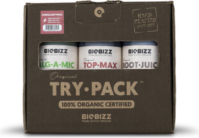 BioBizz Trypack Stimulant 3x250ml Set – Booster für Indoor Grow
