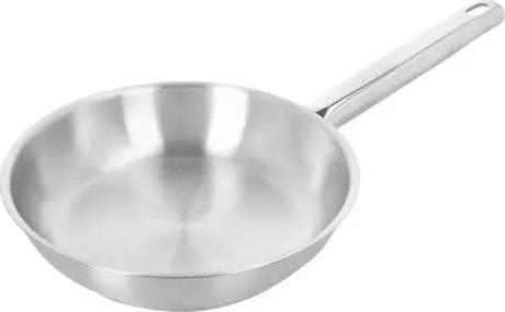 Demeyere Bratpfanne - Induktionsgeeignetes Edelstahl Bratgerät mit 3-Schicht-Boden, ø 24 cm, langlebig und ofenfest