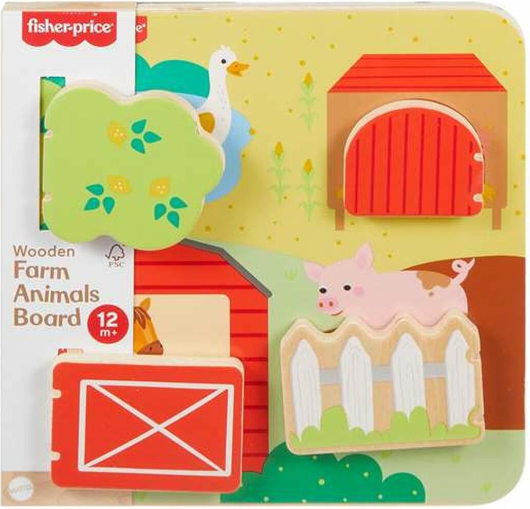 Baby-Spielzeug Mattel 20 x 20 x 1,91 cm tiere S2450722