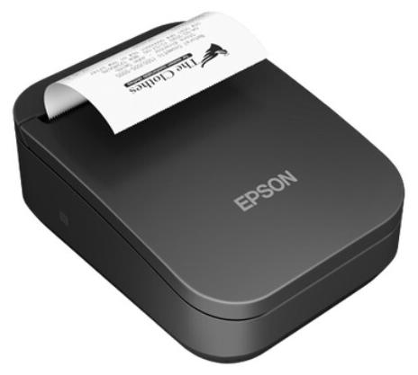 Epson TM-P80II (131): Mobile Receipt, Autocutter, Wi-Fi, USB-C, Black, WE/CEE, Tepelný, Mobilná tlačiareň, 203 x 203 DPI, 65 mm/s, Horné a predné, 75 µm