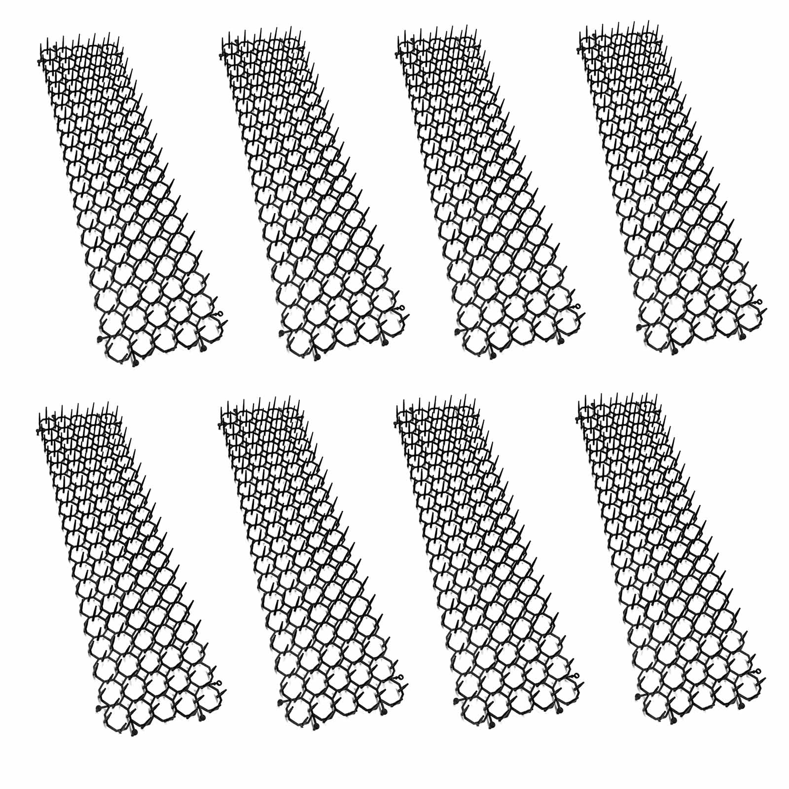 HAC24 8 Elemente Spikes mit je 50 cm Dornengitter Garten Dornen Matte 155876062