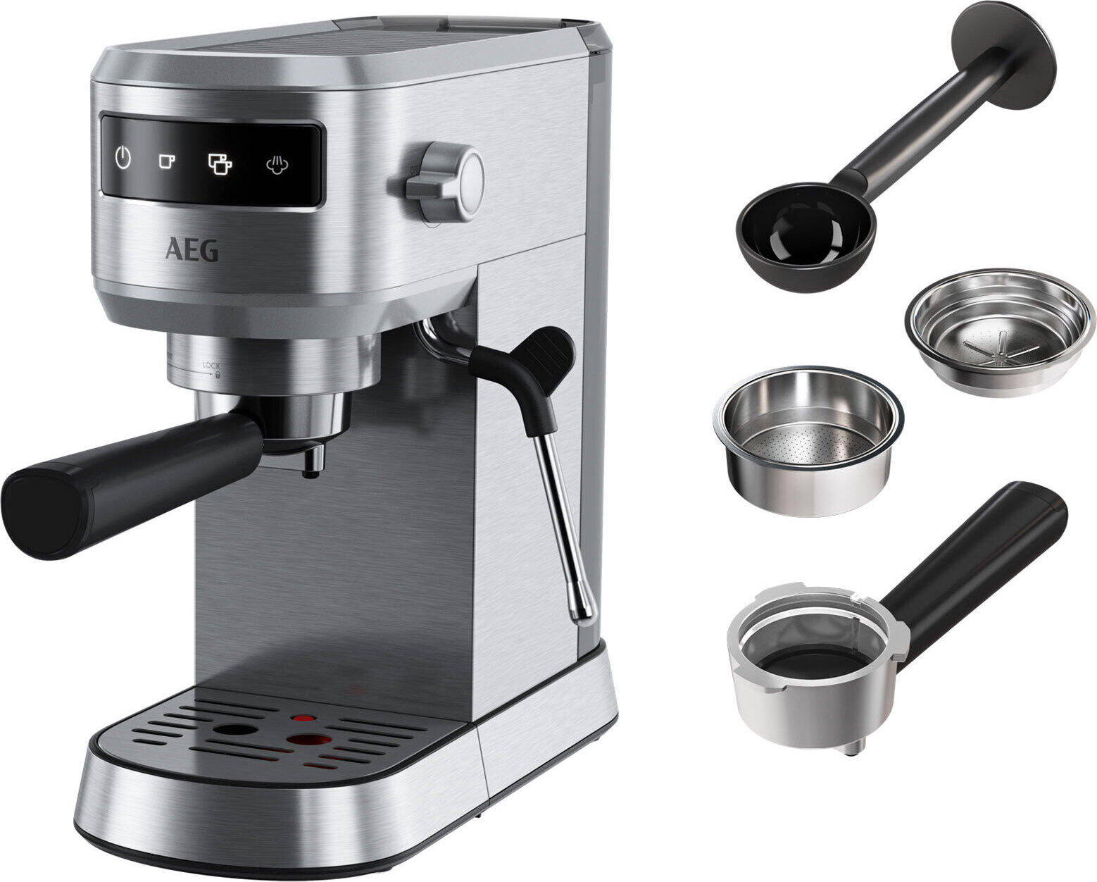 AEG EC6-1-6ST Espresso kávovar s portafilterom