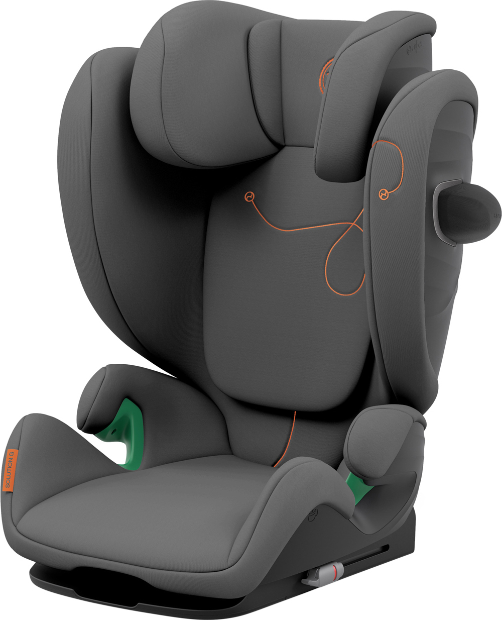 Cybex Gold - Detská autosedačka Solution G i-Fix Plus - Lava Grey
