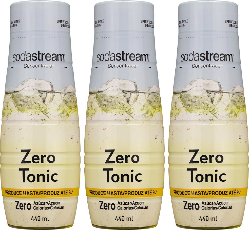 SodaStream Tonic Zero Sirup 440ml, 3 Stück