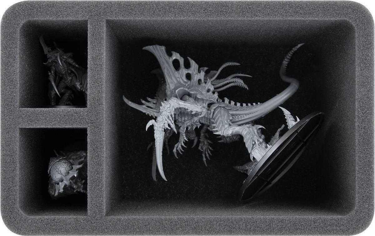 Feldherr Schaumstoffeinlage für Tyraniden (3 Miniaturen)