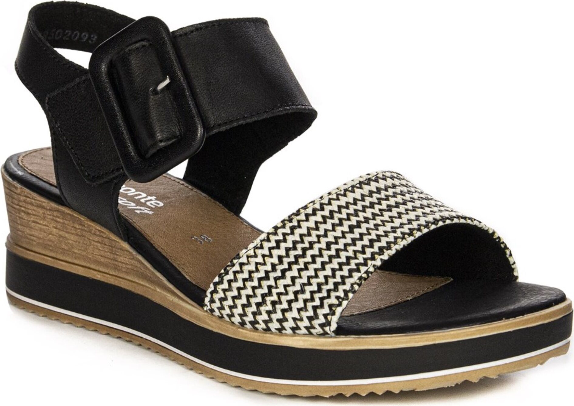 Remonte R6252 – Sandali Con Zeppa Donna – Vera Pelle, Chiusura In Velcro, Soletta Imbottita E Traspirante – Suola In Poliuretano - 4