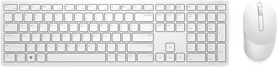 Tastatur Dell KM5221W-WH-SPN Weiß Schwarz Qwerty Spanisch