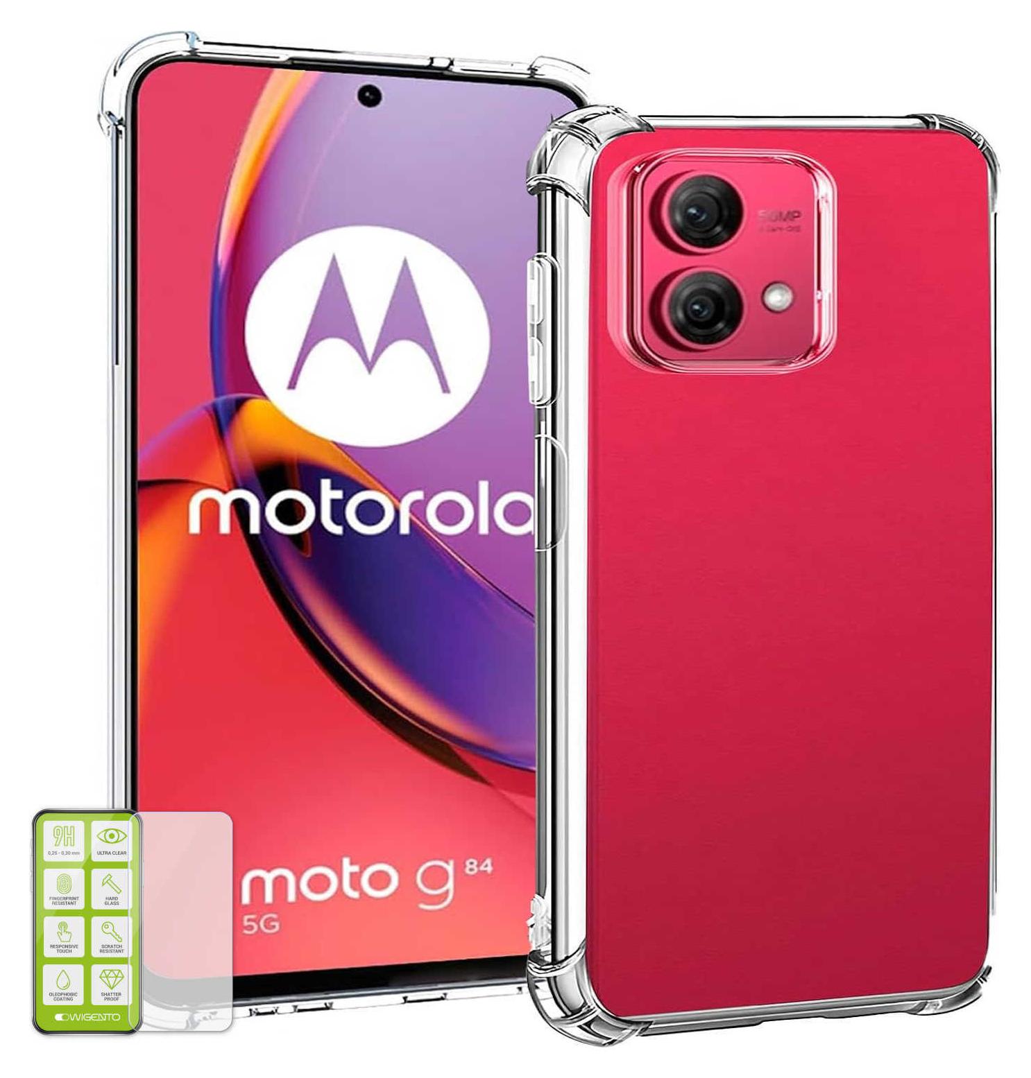 Custodia In Silicone Trasparente Per Motorola Moto G84 5G