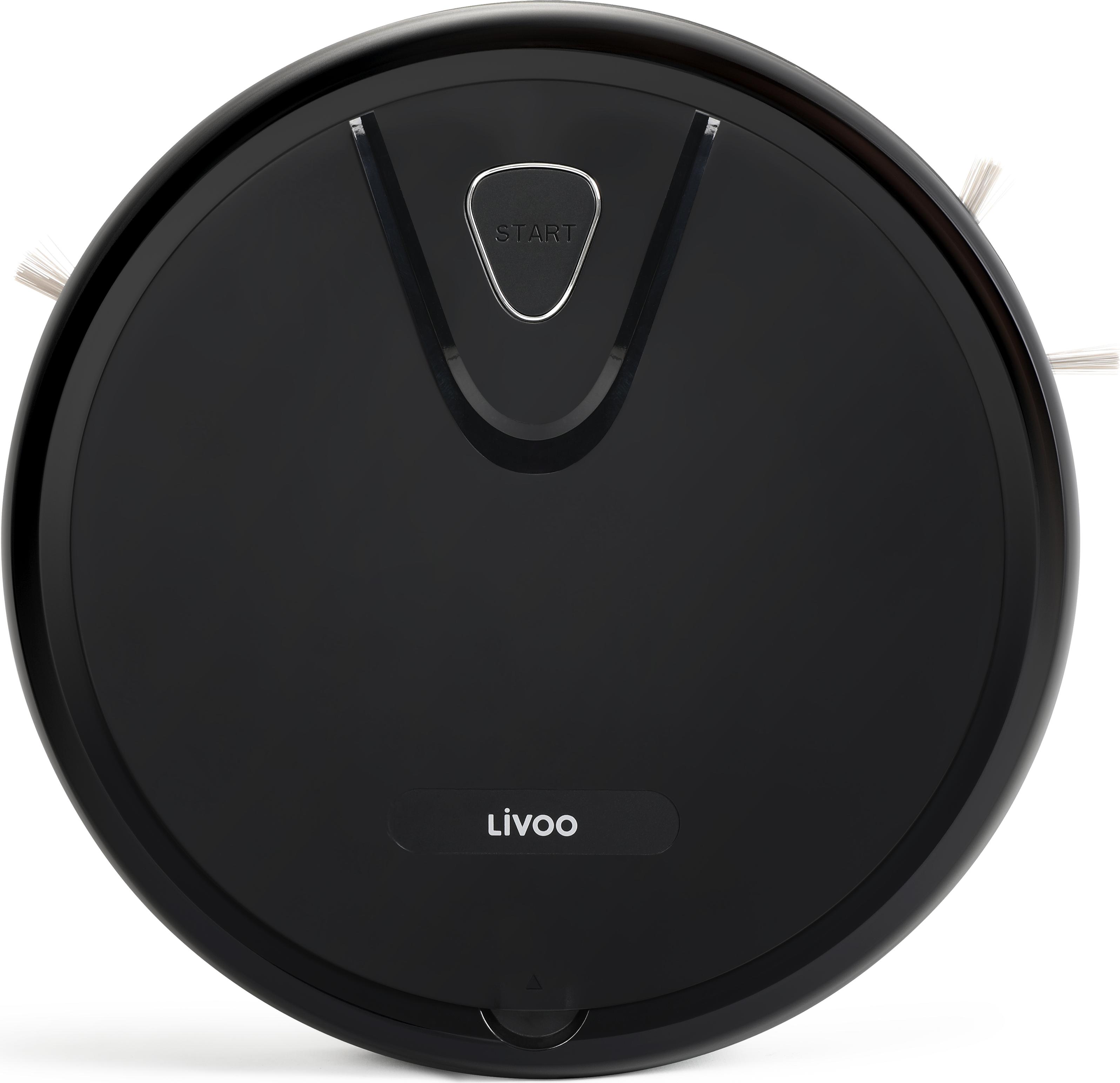 Saugroboter - LIVOO DOH135N - 800 Pa - 70 Min - 67 dB - 500 ml - Schwarz