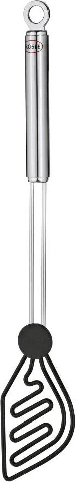 Rösle 95674 Kochlöffel mit Rundgriff aus Silikon und Edelstahl