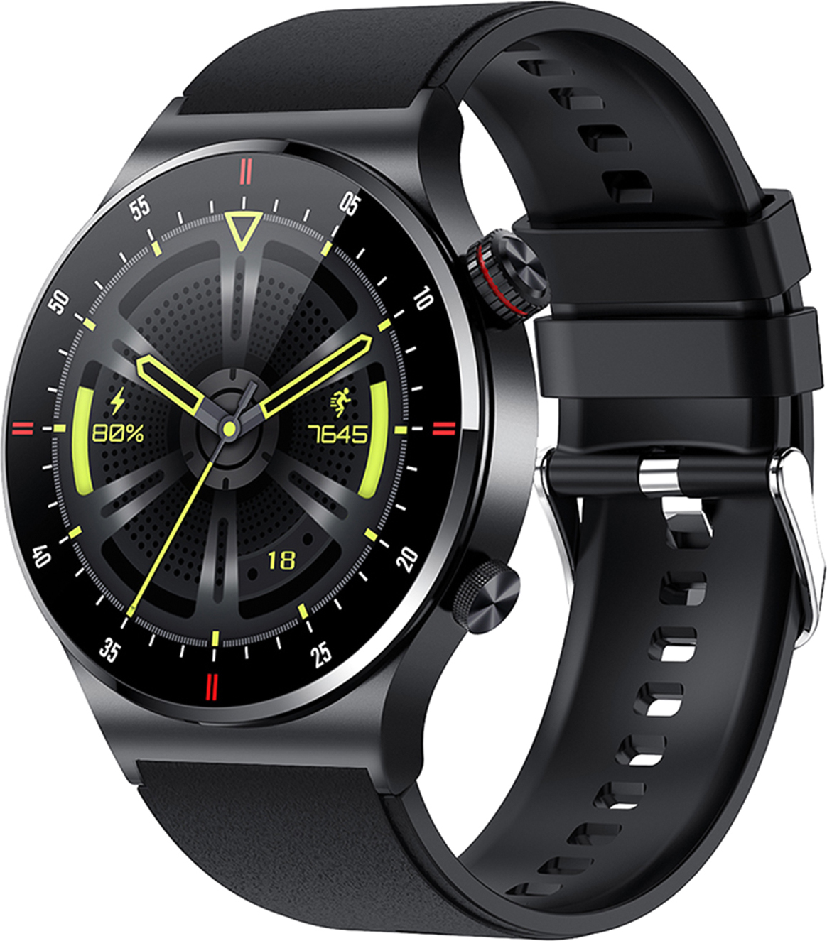 QW33 1,28 palca Smartwatch IP67 vodotesné športové hodinky BT5.1 Smart Watch Fitness Tracker multifunkčné hodinky kompatibilné s Android5.0/iOS10.0