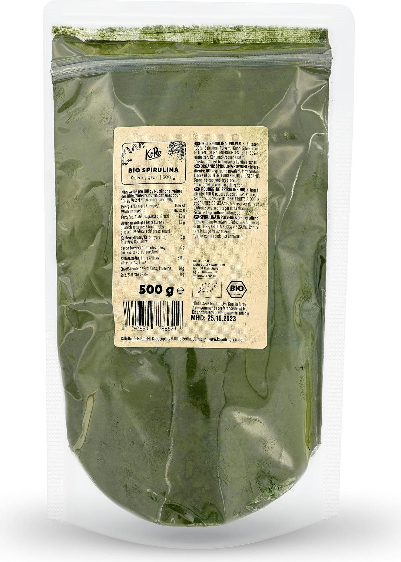 KoRo | Spirulina Pulver 500 g SPI_004