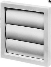 Helios Verschlussklappe L-VK  Stück DN 150, weiß