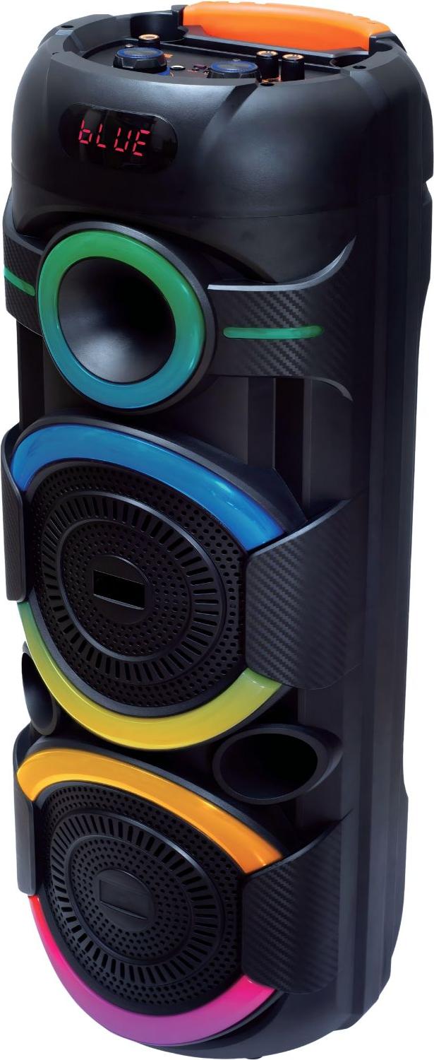 BPS-457 Nabíjateľný reproduktor Bluetooth na párty LED svetelné efekty mikrofón