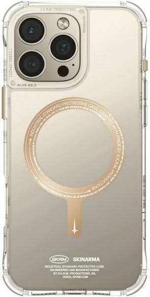 Skinarma Saido Iphone 16 Pro Max 6.9 Magnetisches Ladecase Champagner