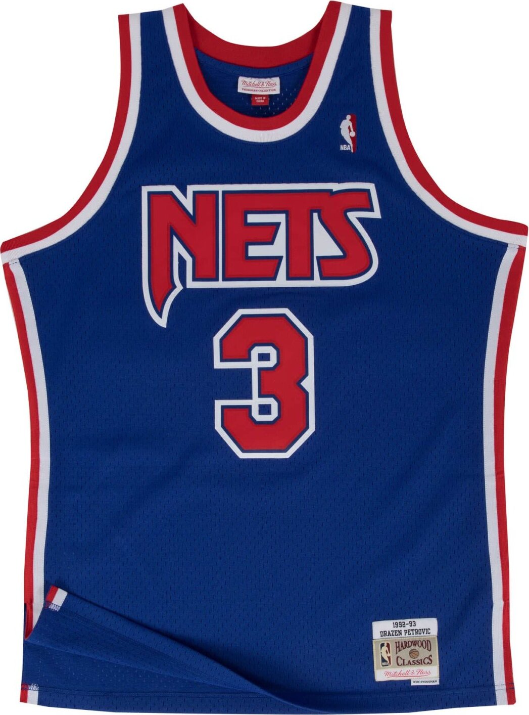 MITCHELL NESS Swingman Mesh Jersey Brooklyn Nets 1992-93 Drazen Petrovic S