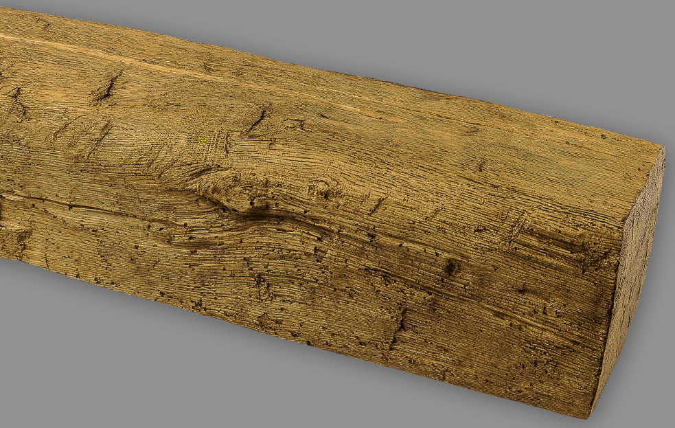 Sachex HOMESTAR Deckenbalken Eiche hell, Holz Imitat, 9 x 6 cm, Länge 3 m 19552