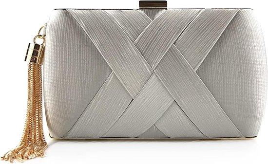 OEM Damenabendtas, Satinabendkleid, Handtas mit Bürstenfach, Hochzeitsgeschenk, Cocktailtasche für eine Abschlussfeier 2026