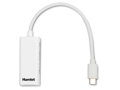 Hamlet HNU3GIGATC, Kábel, USB Typ-C, Ethernet, 1000 Mbit/s