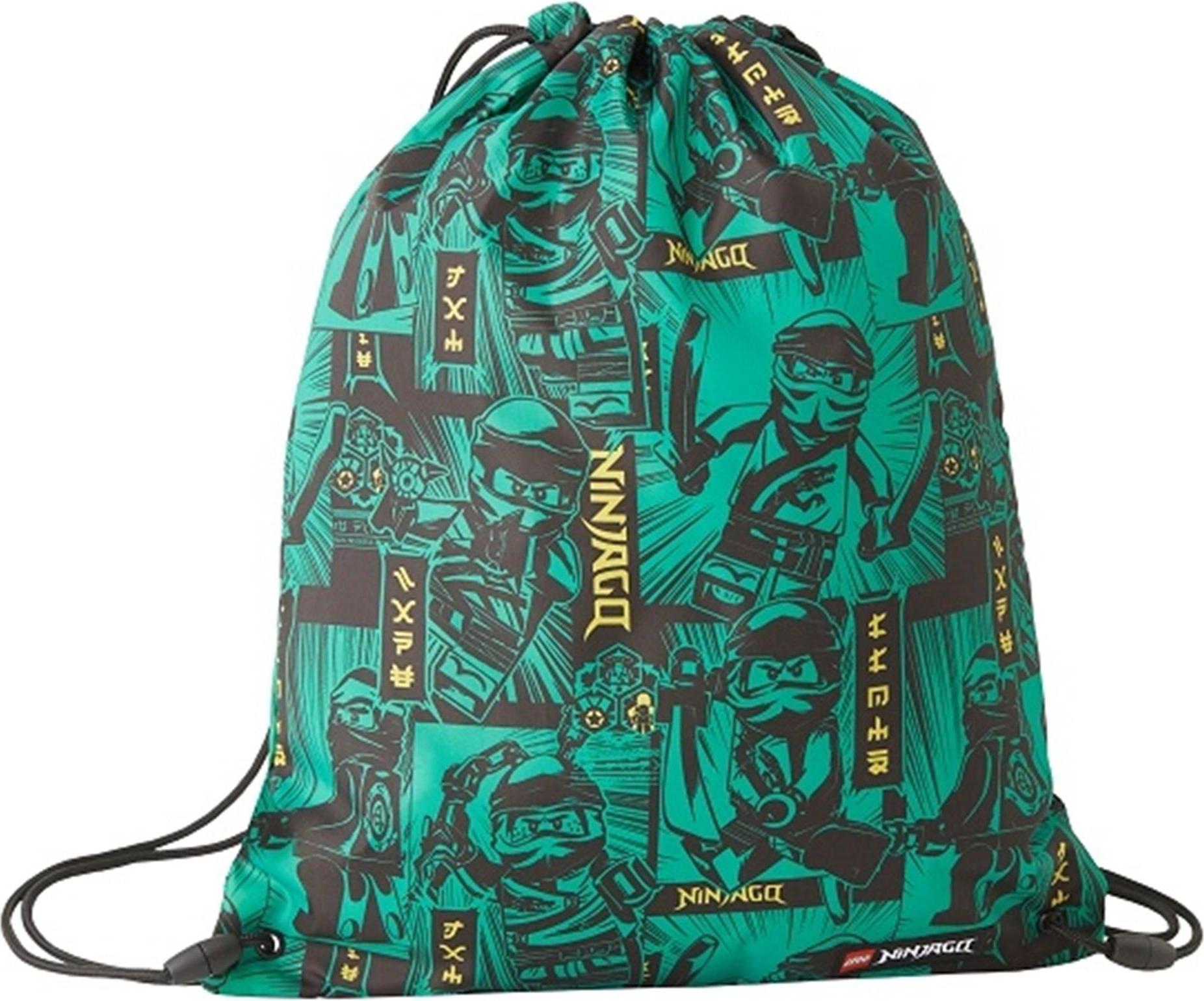 LEGO NINJAGO Grüne Sportmannschaft Tasche - 34 x 42 x 1 cm
