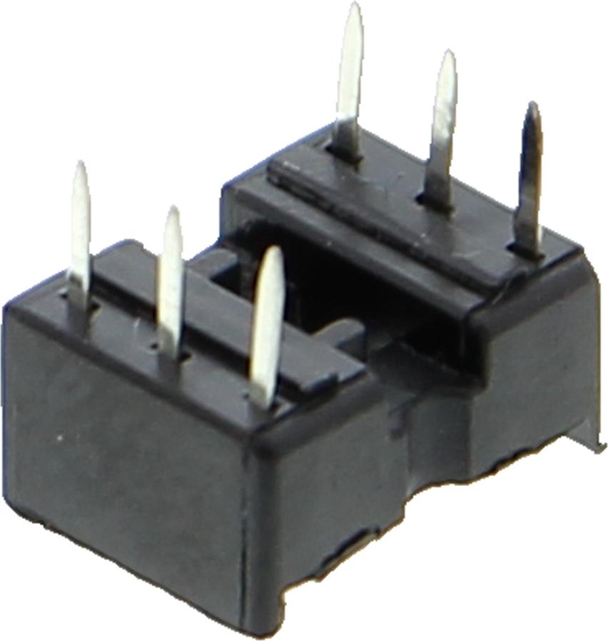Funduino IC-Sockel, DIP-Buchse mit doppelten Federkontakten - 6P bis 24P, 7.62mm Reihenabstand Kontakte: 6 Kontakte