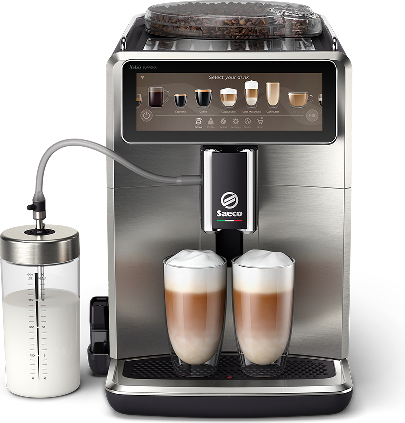 Saeco SM8885/00, Espresso kávovar, 1,7 L, Kávové zrná, Vstavaný mlynček