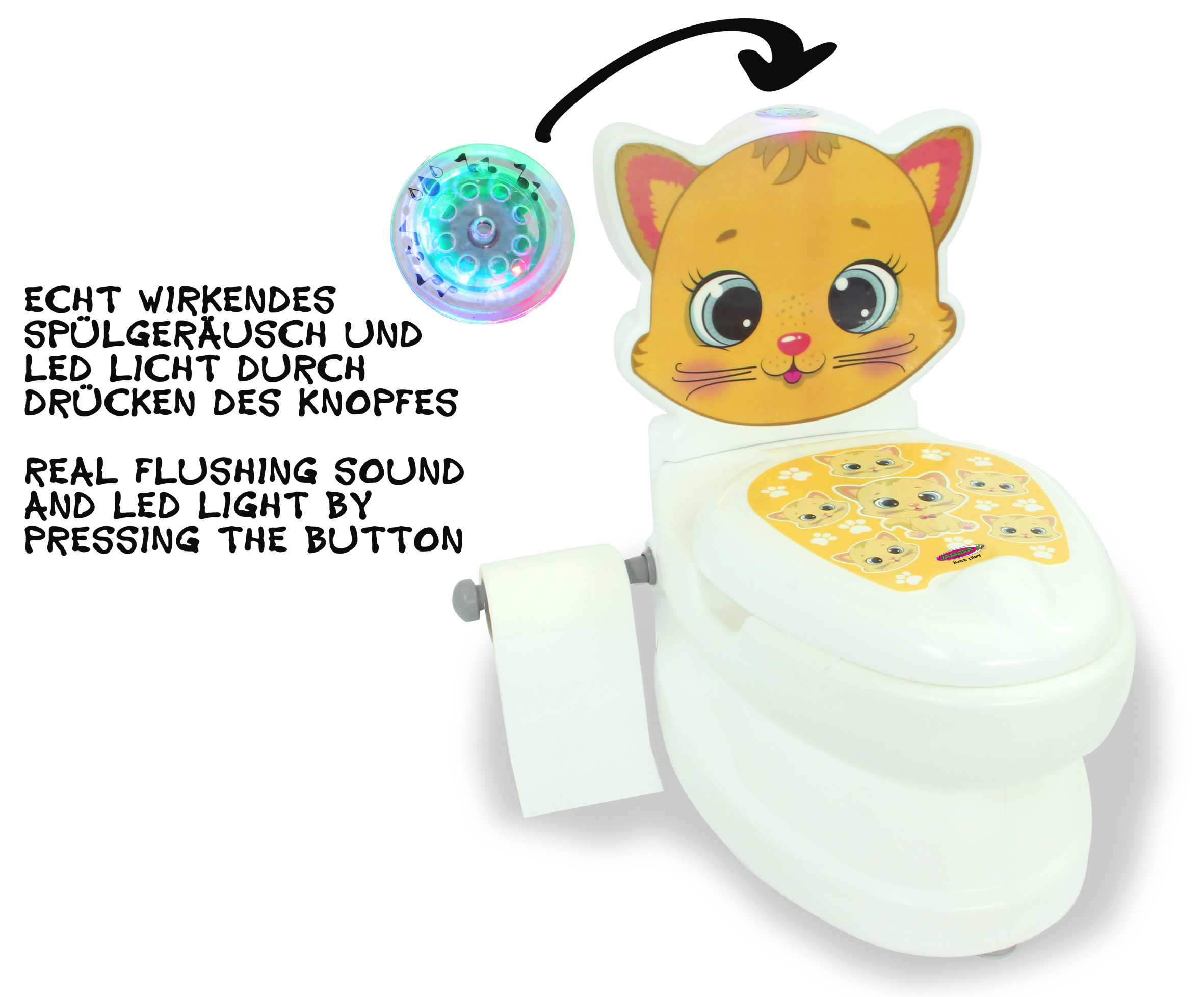kleine Meine JAMARA Toilette Katze 460955