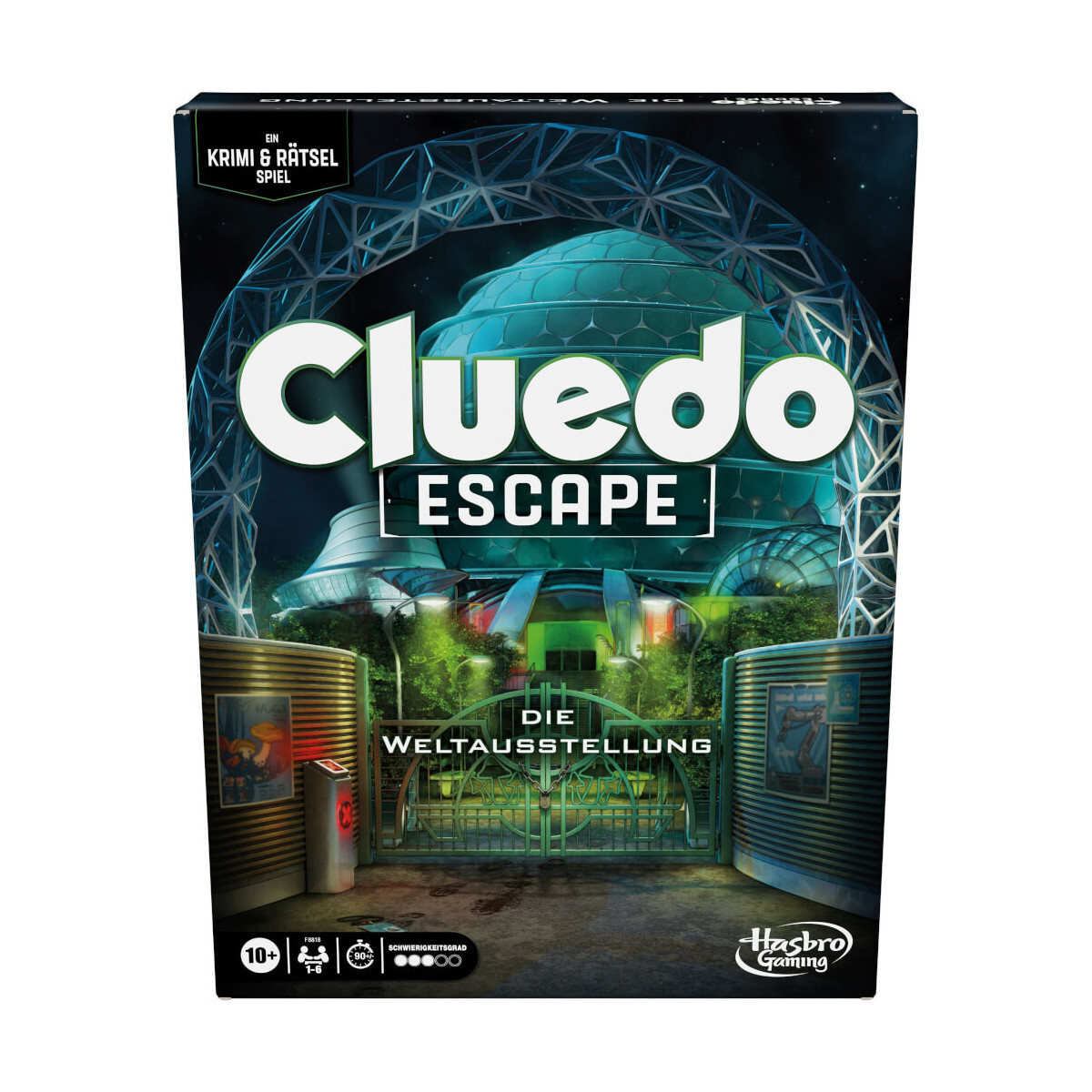 Hasbro Cluedo Escape: Die Weltausstellung, Gesellschaftsspiel F8818100