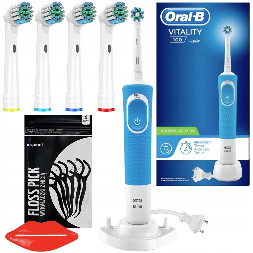 Príslušenstvo Hlavy Elektrickej Zubnej Kefky Oral-B Vitality 100