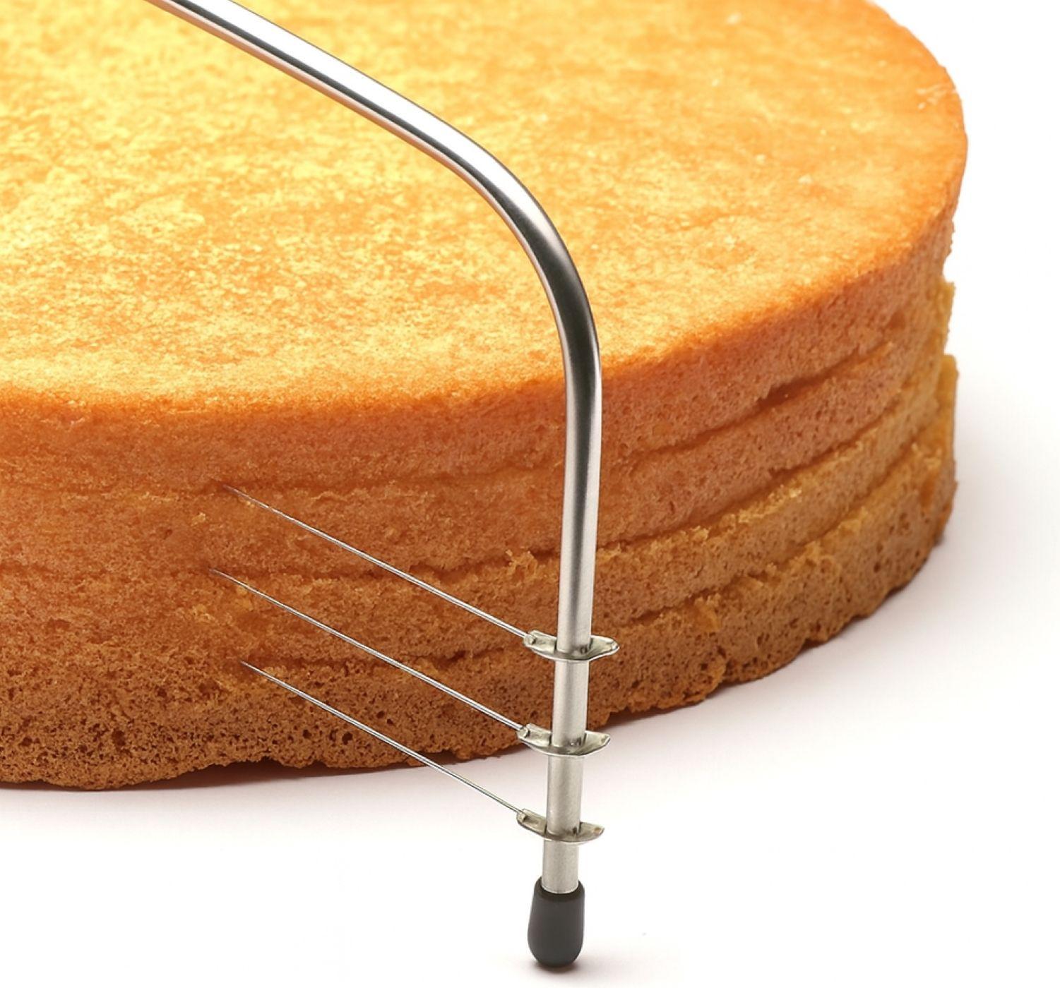 Buri Tortenbodenschneider Tortenbodenteiler Schneidedraht Tortenboden Kuchen 02514