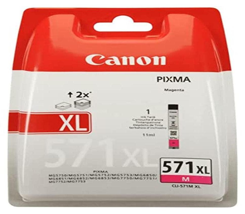 Canon CLI-571XL M Originaltinte in Magenta für hochwertige Druckergebnisse