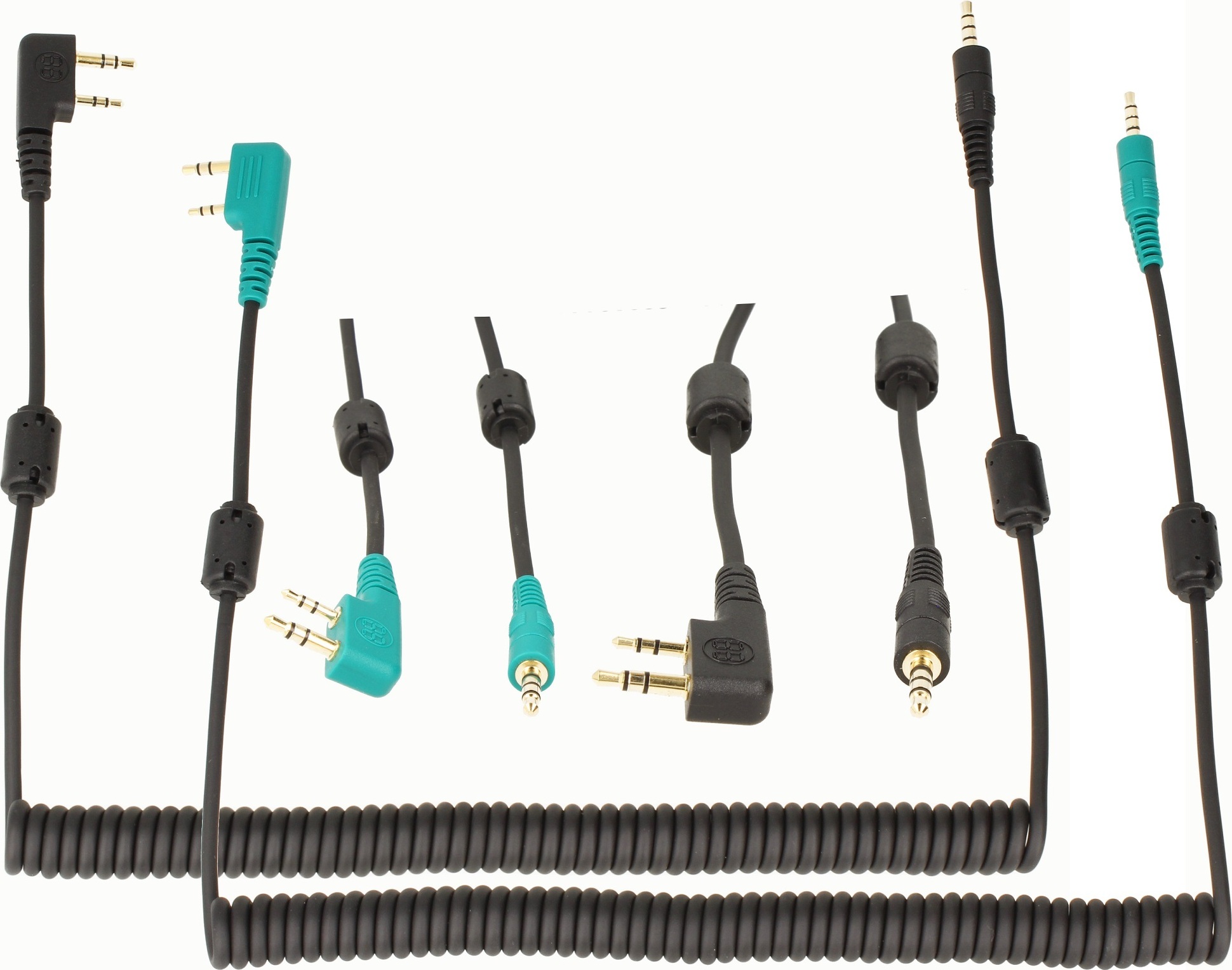 Kabel voor Icom portofoon, open-end, 65cm lang