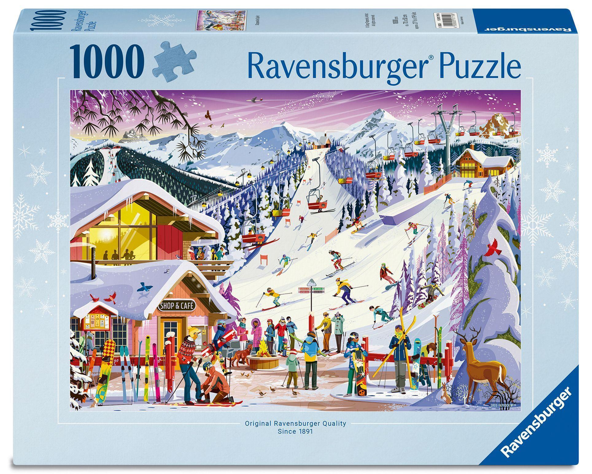 Ravensburger Erwachsenenpuzzle 1000 Teile - Auf der Skipiste 12.001.719