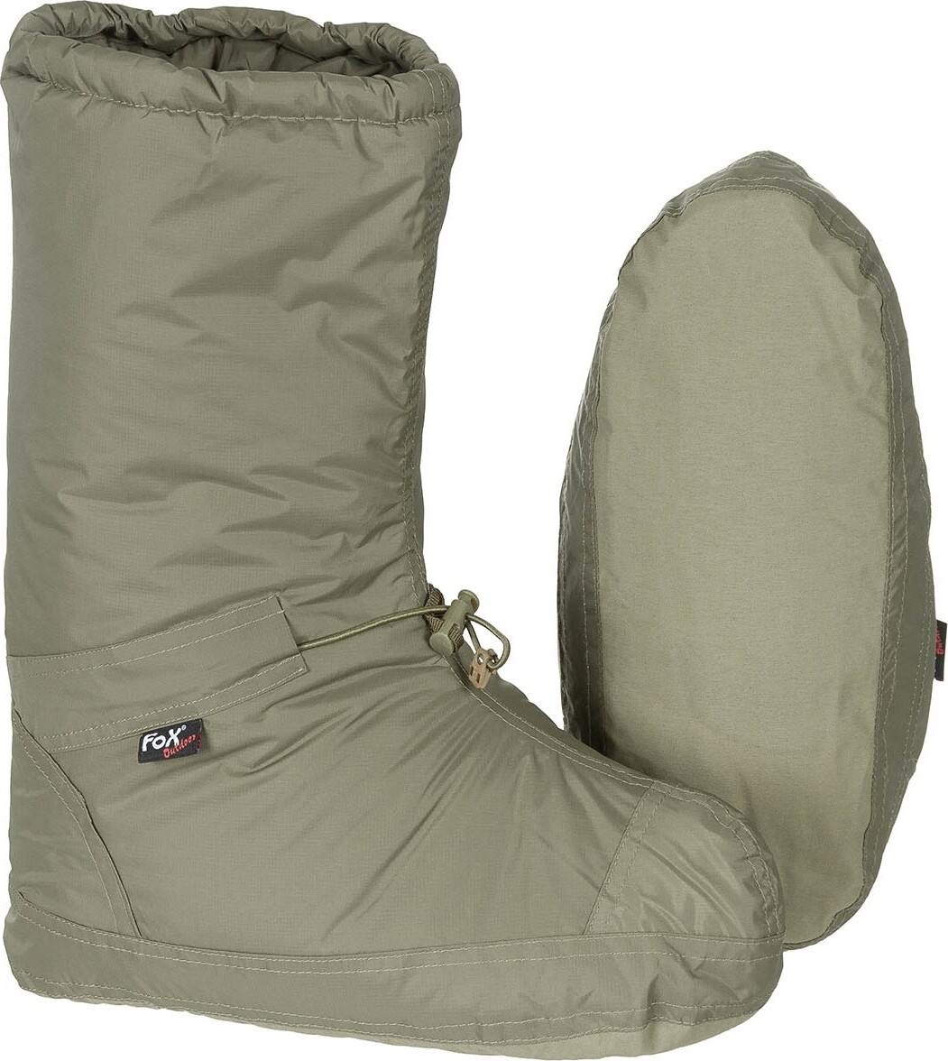 Fox Outdoor bivakovacie topánky, "Polar", vetruodolné, olivové