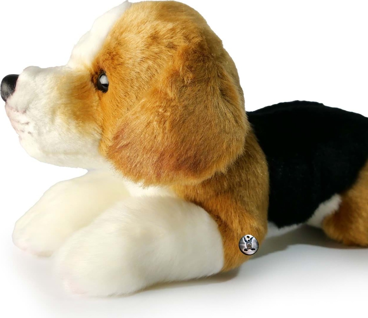 Kuscheltiere*biz Beagle Kuscheltier Hund liegend Plüschhund Plüschtier MAGGIE KT531857