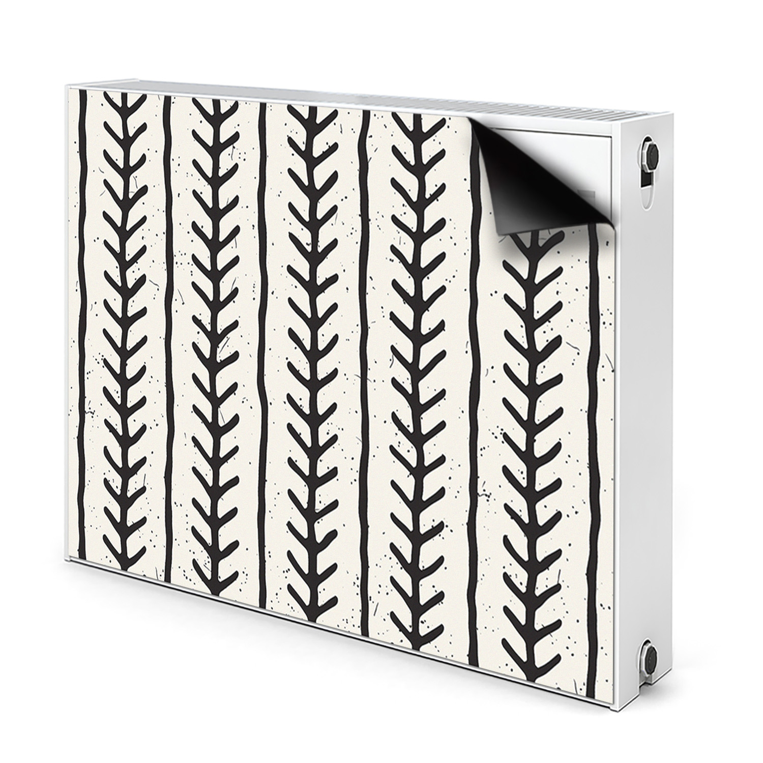 Kryt Radiátora - Magnetická fólia - Magnetická podložka - 80x60 cm - Vzor rybej kosti