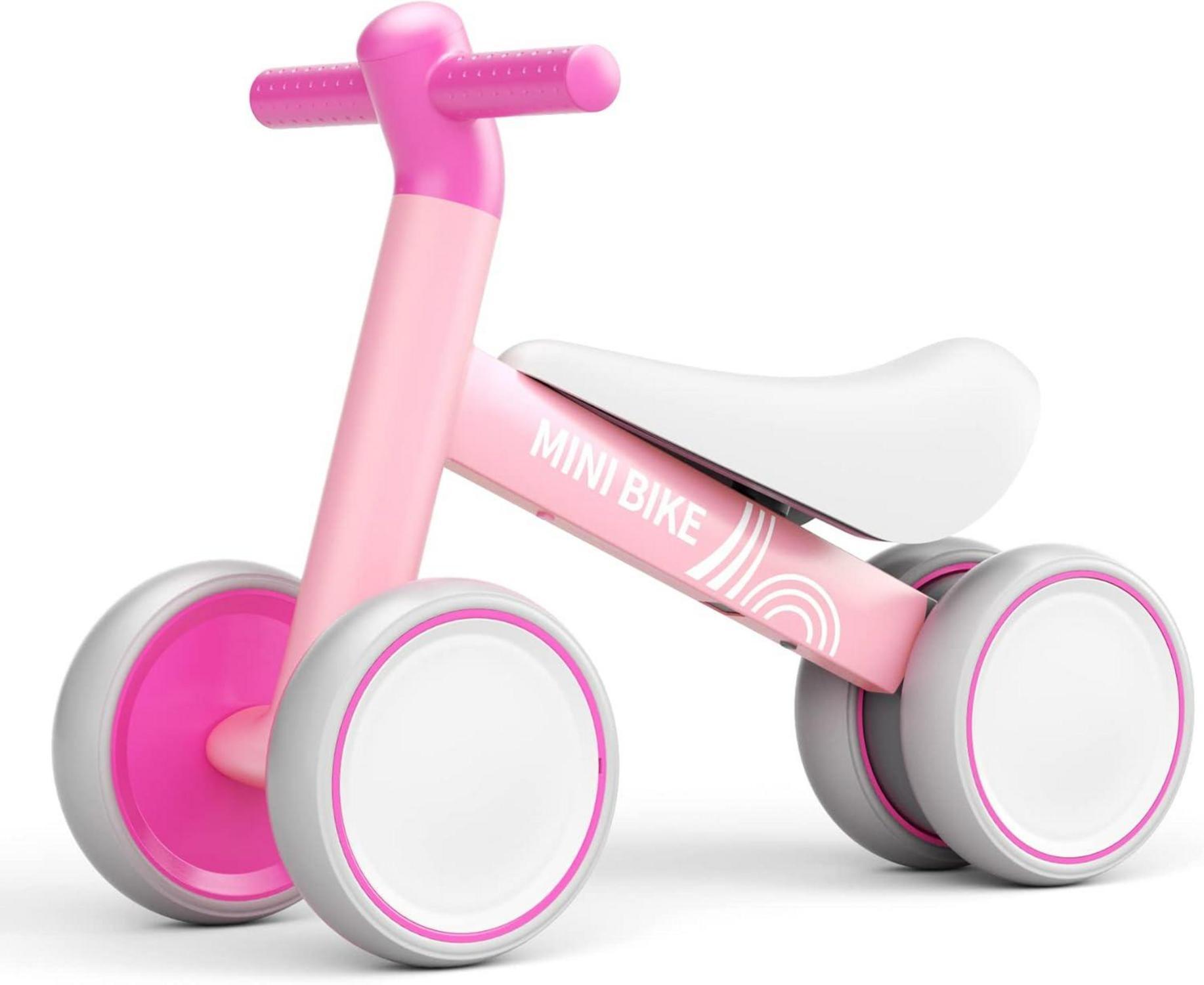 Sonstige KORIMEFA Kinder Laufrad ab 1 Jahr, Balance Fahrrad Spielzeug 10-24 Monate Baby, Rutschrad Rosa